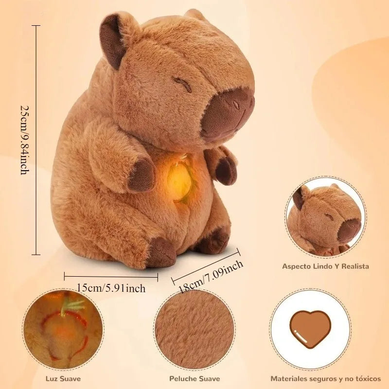 Calm Capybara Sleep Companion Plush Buddy