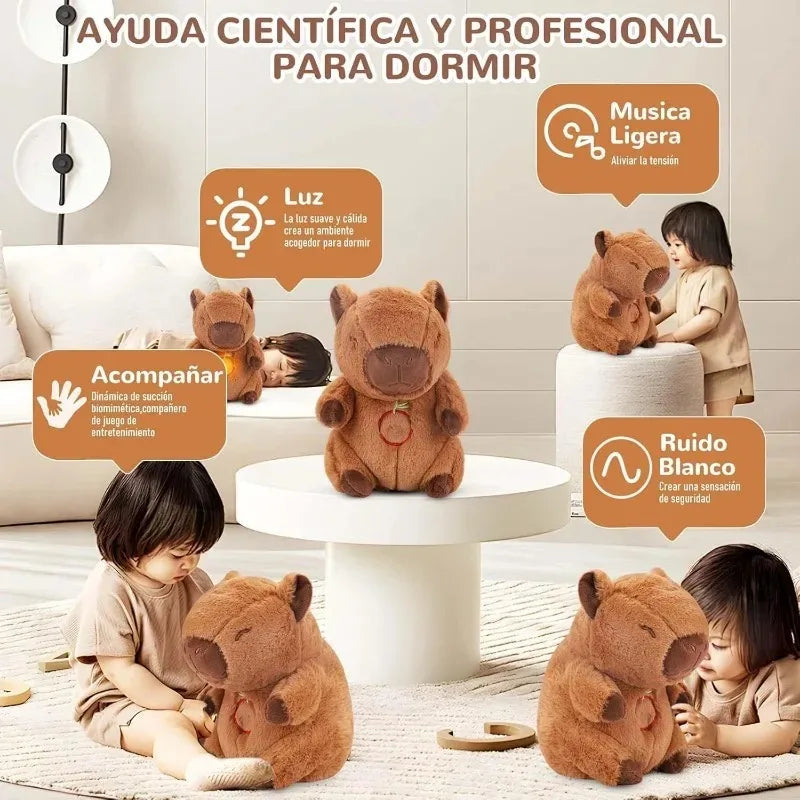 Calm Capybara Sleep Companion Plush Buddy